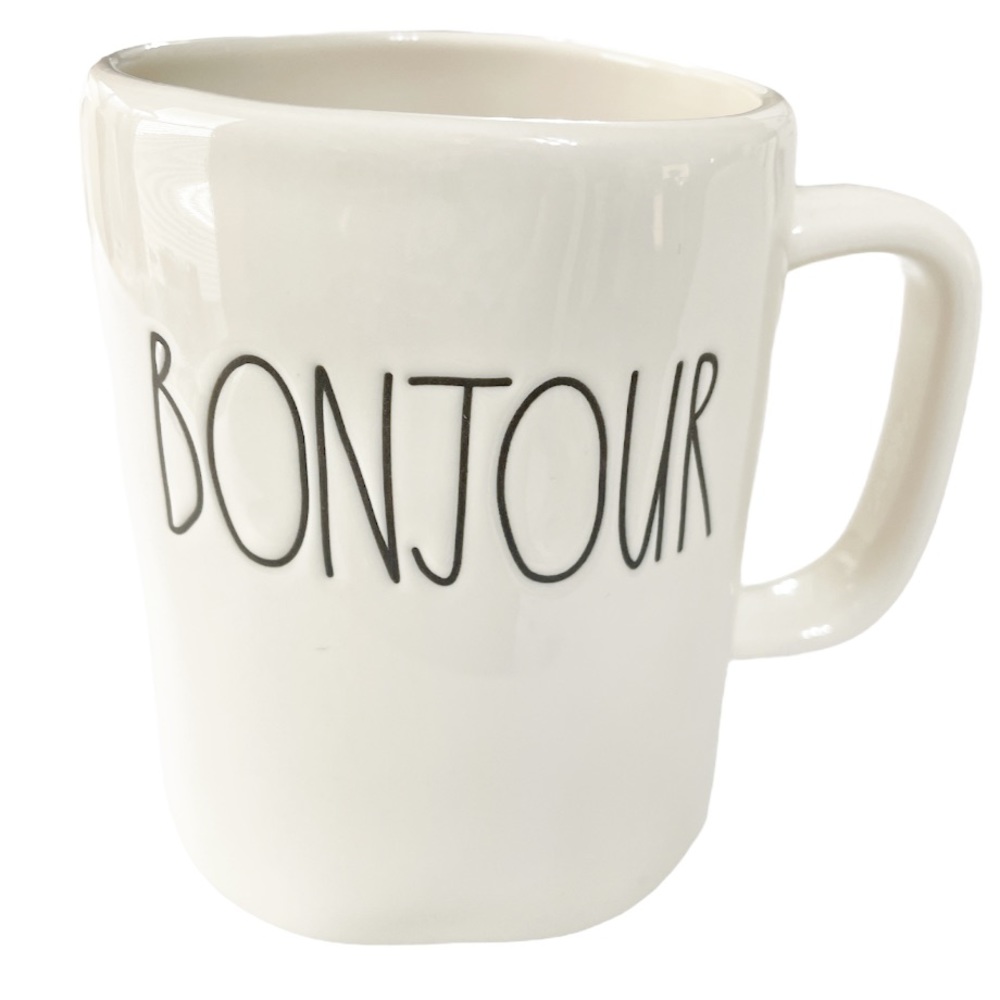 NEW HTF Rae Dunn BONJOUR Mug
